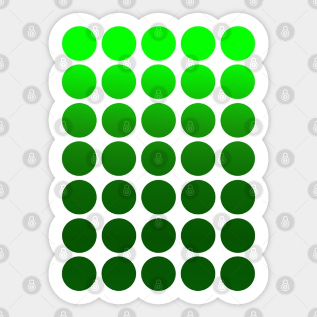 Green color theme circle Sticker by Blueberry Pie 